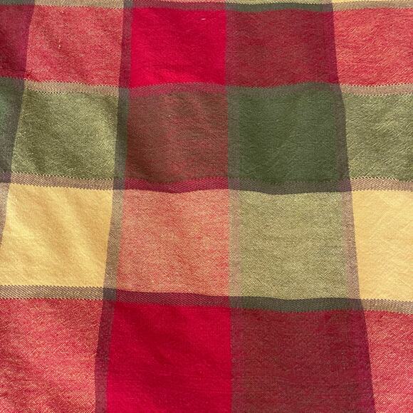 Avon Home Fashions Plaid Tablecloth Rectangle Autumn Fall Thanksgiving 20224 - Picture 3 of 8